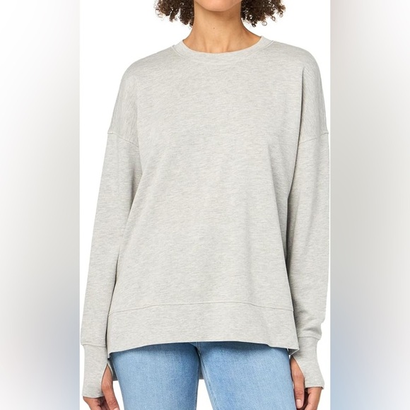 Sweaty Betty Classic  Longline Oversized Crewneck Size 8 - Picture 1 of 5